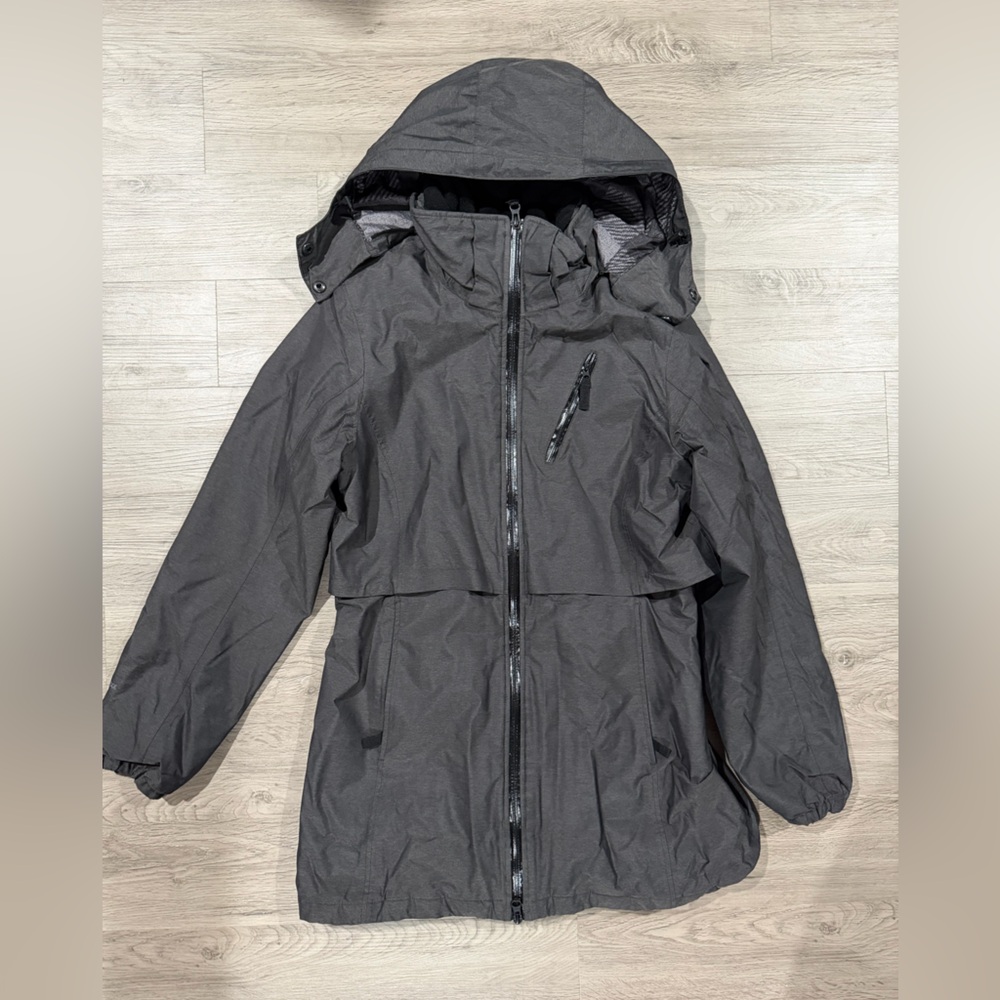 Eddie Bauer Weather Edge Jacket Gray Médium Womens Light